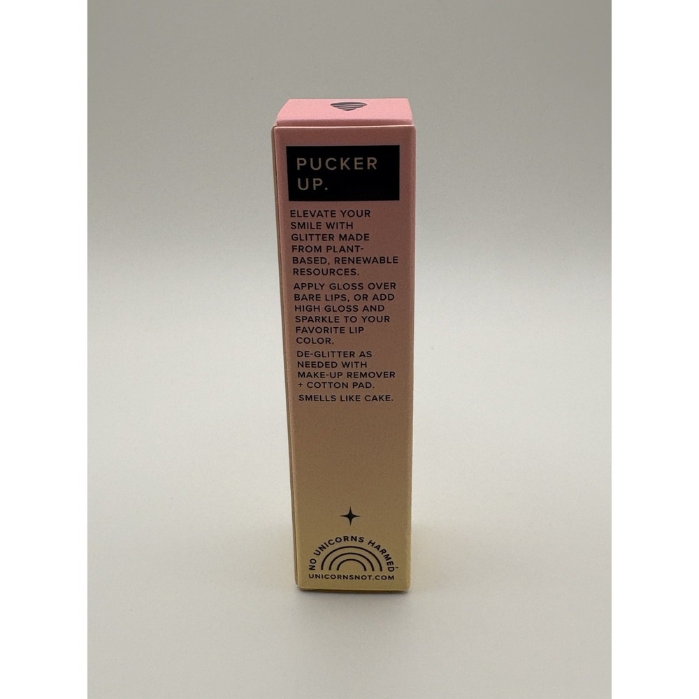 Unicorn Snot Glitter Boss Lip Gloss Opalescent Rose Gold Glitter New in Box - Picture 4 of 5
